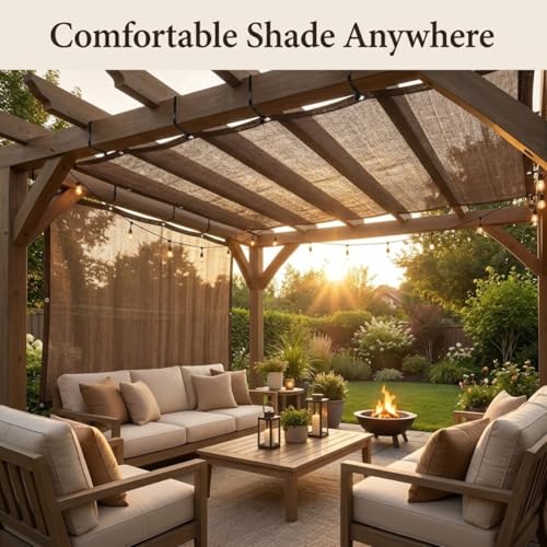 Toile d'ombrage robuste et durable avec œillets haut de gamme 2x9 m - 5