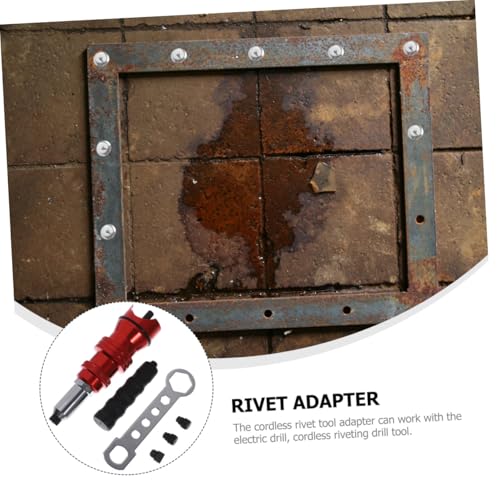 Adaptateur de riveteuse électrique Outanaya avec têtes multifonctions