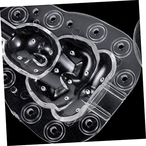 NUSITOU 4 Stück Fruchtschimmel Pralinenform Kürbisform Fruchtbildender Schimmel Transparente Formgebende Form Gartenfruchtform Schimmel Für Den Gemüseanbau 3d Plastik Erdbeere Obst – Bild 5