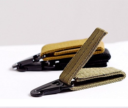 Clip de mousqueton pour équipement tactique, sangle de boucle en sangle
