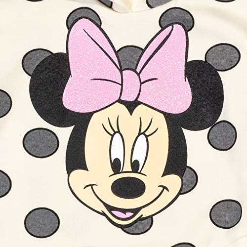 Image of Disney Minnie Mouse Fleece Pullover Crossover Hoodie and Leggings Outfit Set Infant to Big Kid Sizes (12 Months - 14-16)