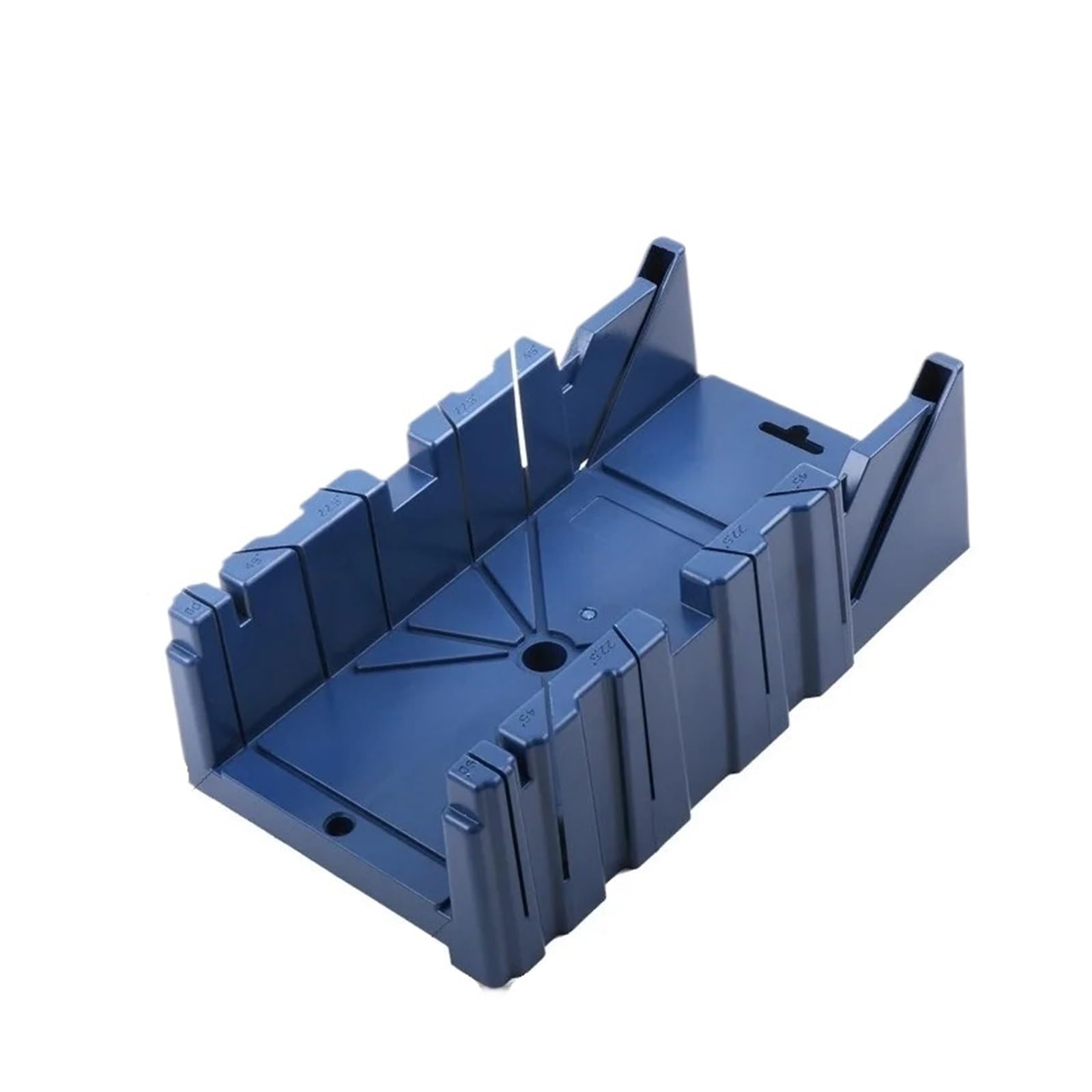 Ydyaenio One Color Mitre Block Multifunctional Woodworking Miter Saw Box Holder Storage 45/22.5/90° Plastic Medium Cabinet For Woodworking, Crafting And Carpentry(L)