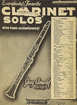 Paperback CLARINET SOLOS: with Piano Accompaniment (Everybody's Favorite Series No. 28) Book