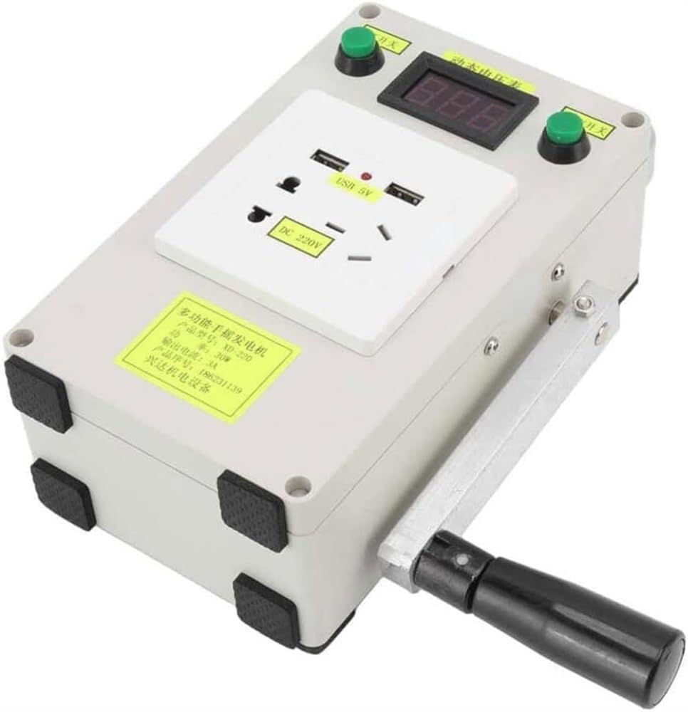 Generator z korbą ręczną, generator przenośny, generator awaryjny na zewnątrz, generator ręczny, generator wielofunkcyjny, power bank