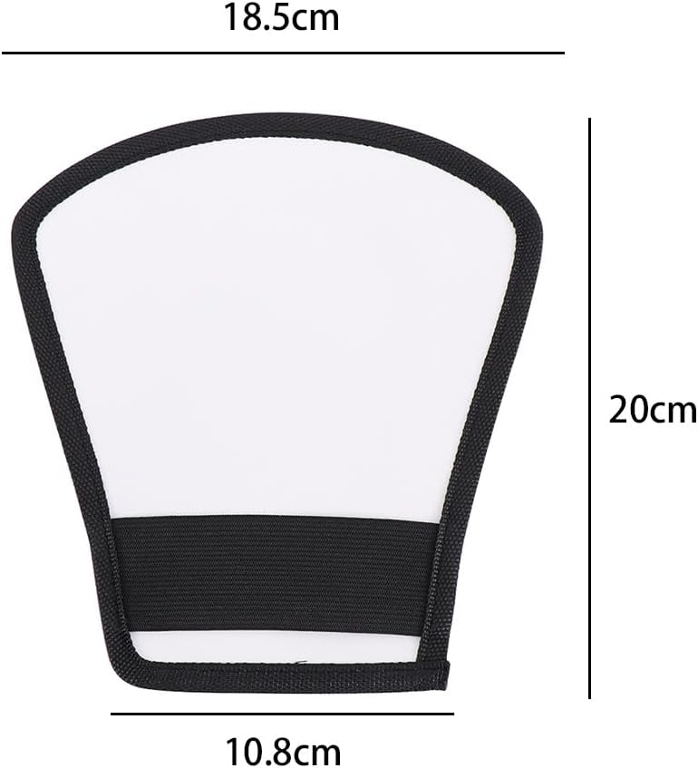 Leadigol 2PCS Flash Diffuser,Camera Flash Diffuser Double-Sided Flash Softbox Photo Light Reflector with Elastic Strap