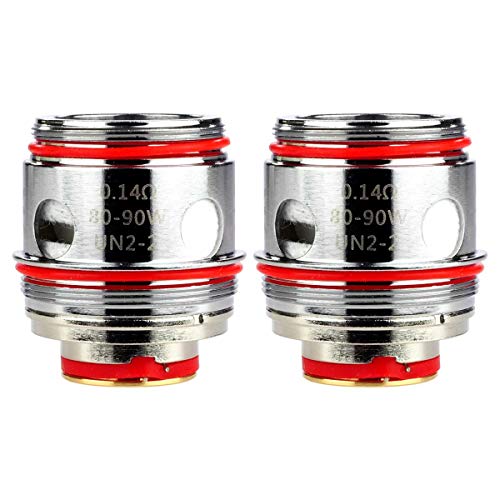 Uwell UN2 Mesh Coils (0,14 Ohm), Verdampferköpfe für e-Zigarette, 2 Stück