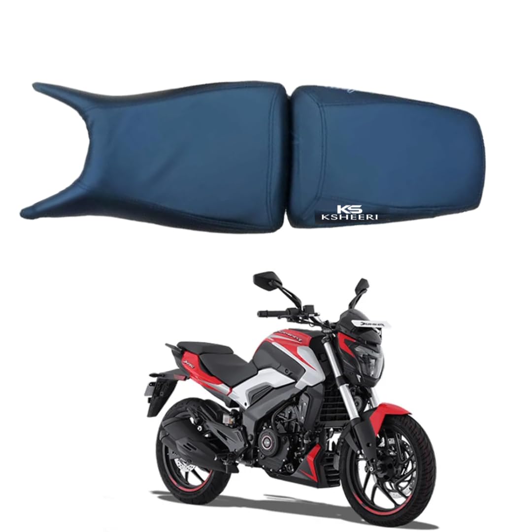 KSHEERI Dominor 250 Bike Seat Cover Protect from Rust and Dust, PU Leather Waterproof Durable Seat Cover Front & Rear (Black)-image-35