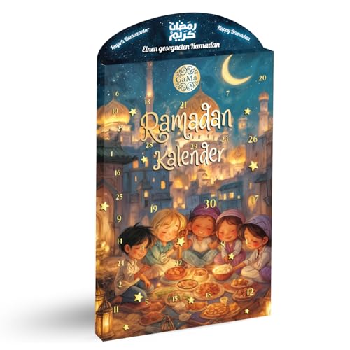 Ramadan Kalender 2026 | (100% HALAL) 30 Tage Countdown Kalender für Kinder und Erwachsene | Süße Saure & Würzige Überraschungen - 220g