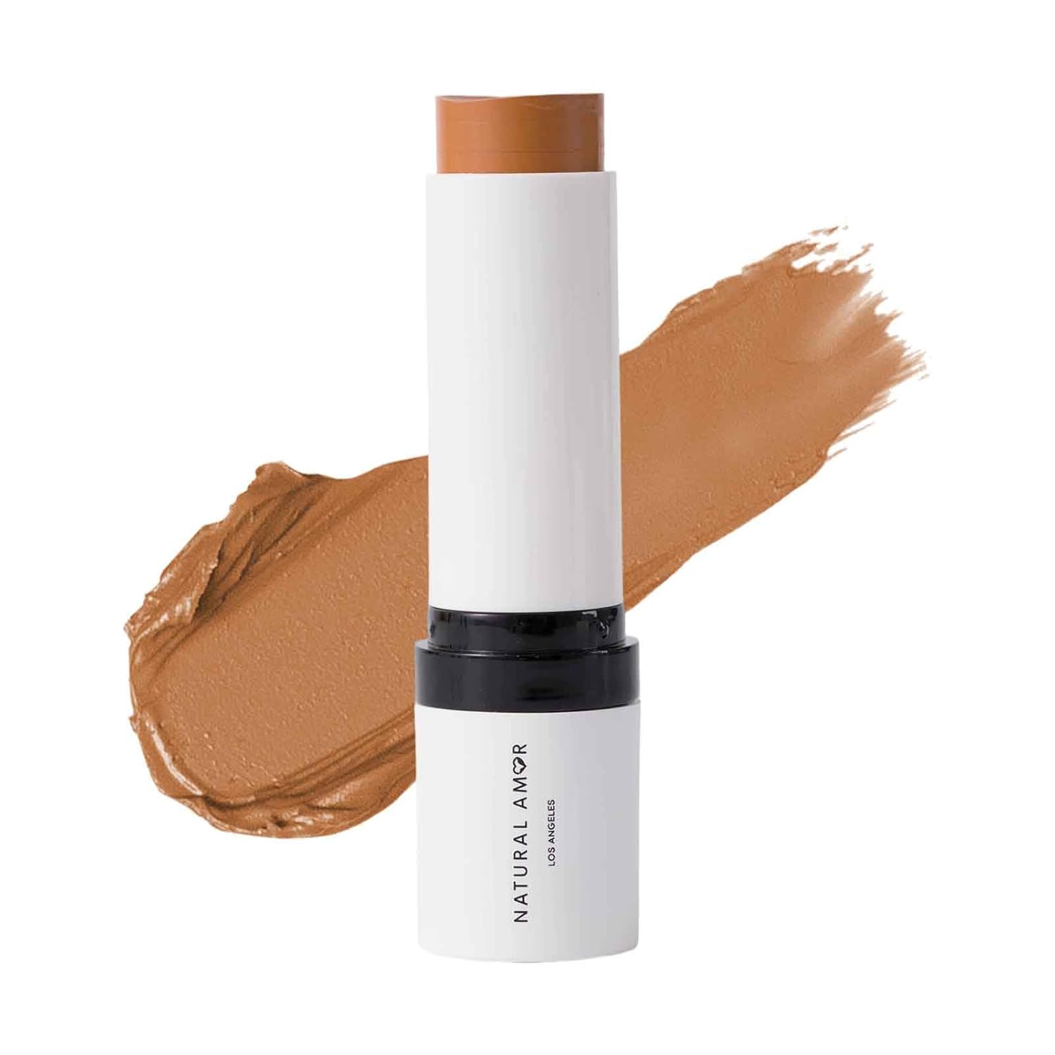 Natural Amor Sculpt Stick, Soothe Cream Contour Stick with Vitamin E, Shea Butter, Matte Finish, Cool Tones, Smooth Blendable Formula, Travel-Friendly Chubby Stick- Amber