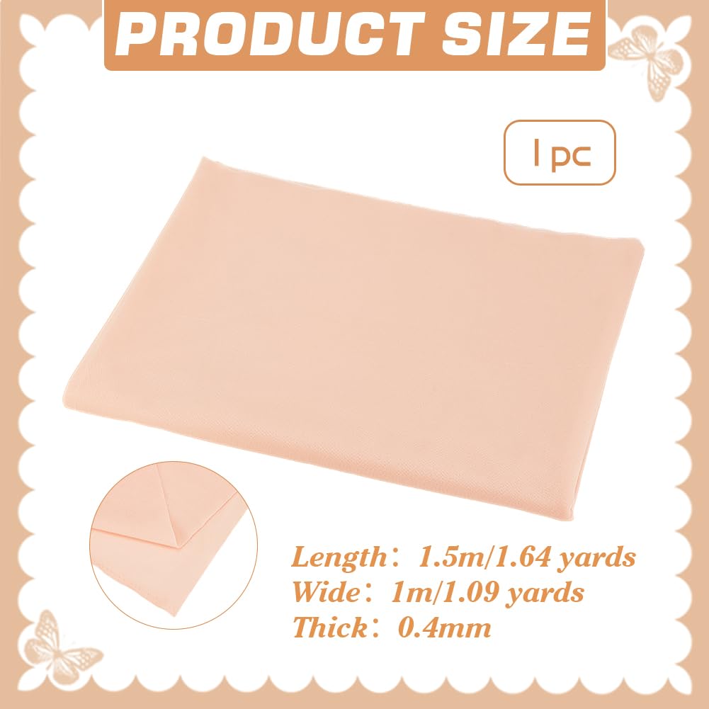 PH PandaHall Doll Making Fabric Skin Tone Fabric Waldorf Doll Fabrics Cloth Dolls Skin Color Fabrics for Dolls DIY Sewing Cloth Puppet Crochet Craft Bags Home Party Decor 1.5x1m - Image 2