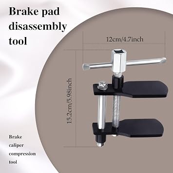 Brake Caliper Compression Tool, Caliper Piston Compressor Tool, Heavy Duty Brake Caliper Tool for Car Brake Piston Maintenance, Disc Brake Pad Spreader Caliper Piston Tool for Cars, Trucks, SUVs