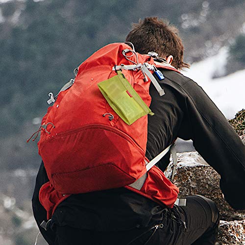 Pack All Water-Resistant Material Zipper Pouch, Mesh Zipper Bags For Storage, Travel, Office (Green, Medium) #TOP3