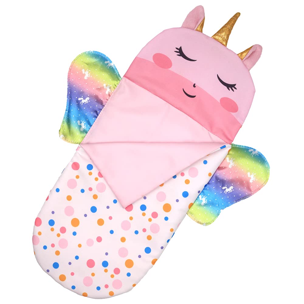 ZWOOS Saco de Dormir para Muñecas con Antifaz para Muñecas, Accesorios Suaves para Muñecas de 25-38 cm