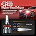 LSLIGHT Fit For Chevrolet Malibu 2006 2007 2008 2009 2010 2011 2012 H11 H11 High Low Beam Light Bulbs, 6500K White Car Light, 20000LM 400% Brightness, Plug n Play, Pack of 4