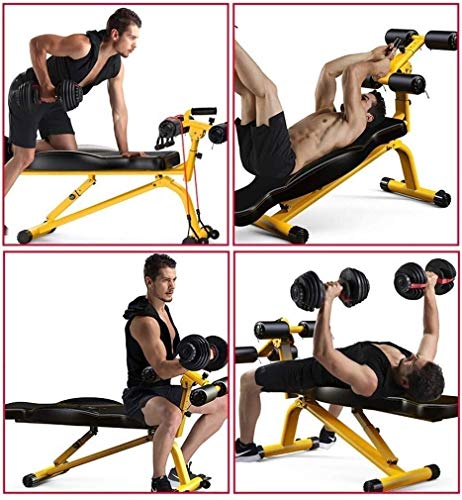 SHENGDAFASHANGCHENG-Sit-Up-Bench-for-Ab-Bench-Exercises-Abdominal-Exercise-Equipment-with-Adjustable-Height-Ffectively-Exercise-The-Waist-Color-Black
