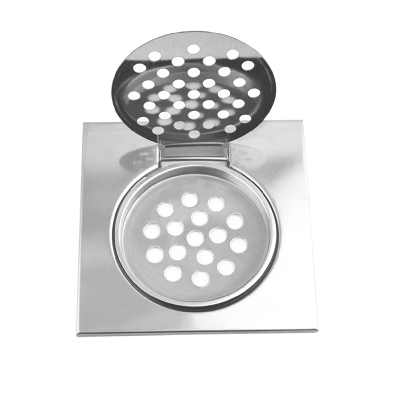 Rejilla De Drenaje De Latón Para Baño – Estilo Moderno En Dorado De 15x15 Cm | Washly