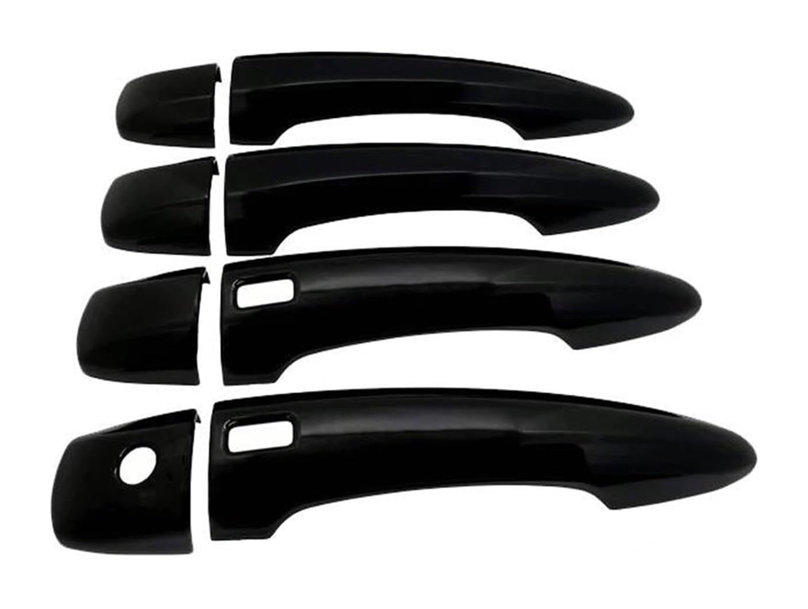 Hckclmbmzw Black For Nissan For X-Trail T33 2021-2023 Auto Parts Exterior Door Handle Cover Trim Opener Door Handle Cover(Black)