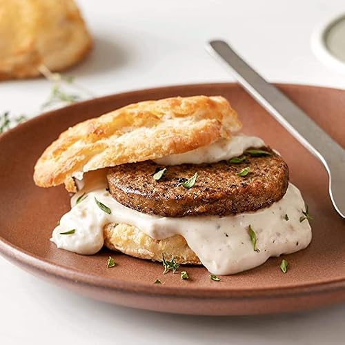 Jack & Annie's - Savory Breakfast Jack Sausage Patties (8.1 Oz) -Delicious Plant-Based Meat Alternative - Vegan Jackfruit Sausage Patties - Made Without Gluten - 51% Less Fat #TOP4