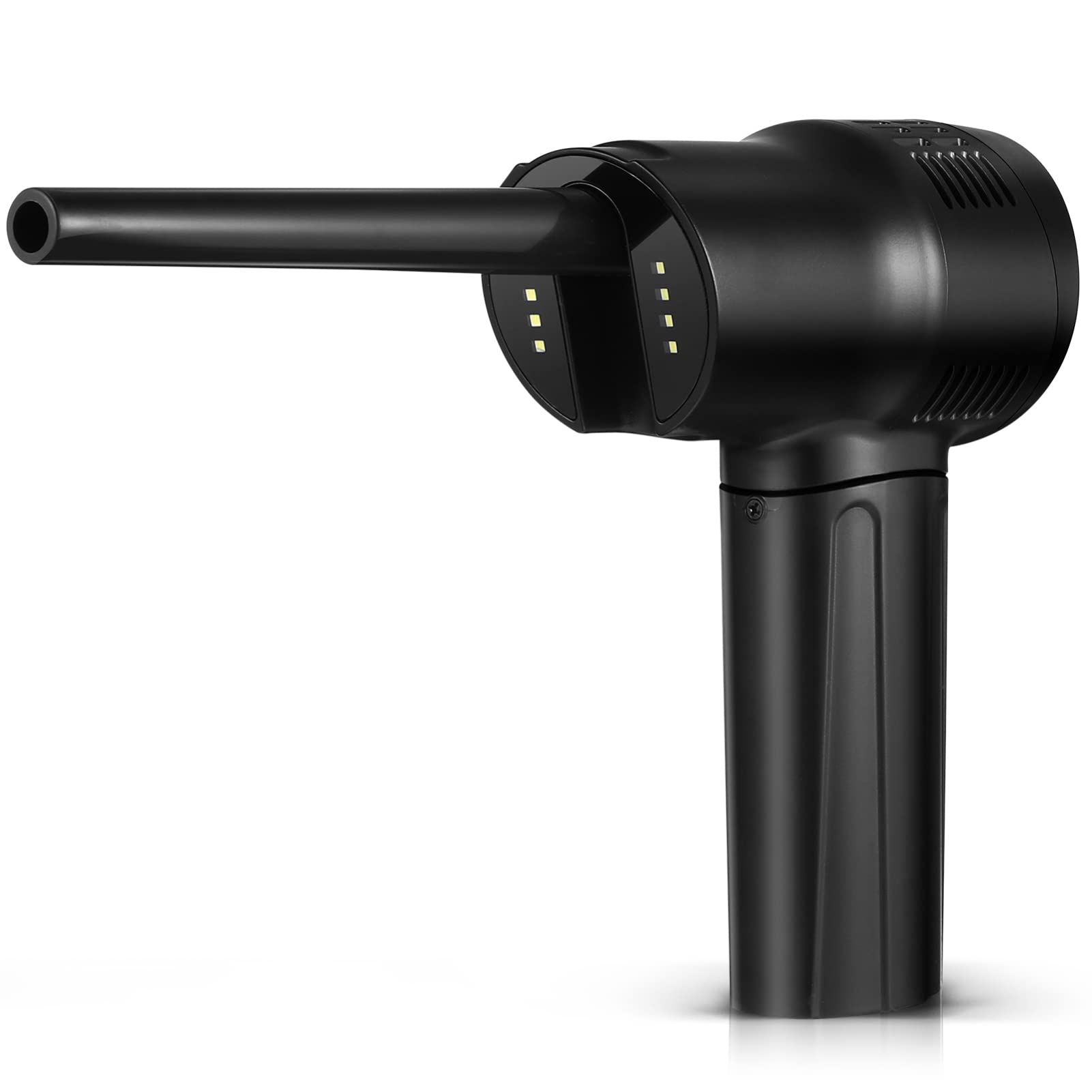 HOMSFOU Spolveratore Aria Compressa Senza Fili 60w Nero per Elettronica