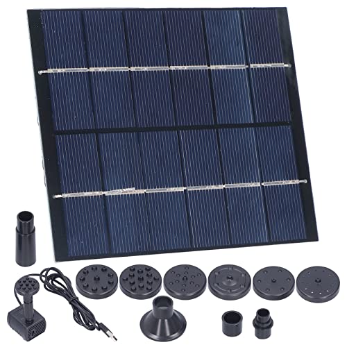 Bomba de fuente solar automática EMUKOEP con panel de 2W para piscinas 4