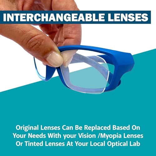 Image of BLUE CUT Sports Protection Goggles, Anti-Fog Lenses Safety Glasses for Basketball, Pickleball and All Outdoor Sports