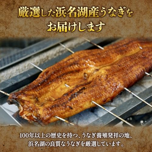 潮宝食品 うなぎ 国産 蒲焼 ギフト 2尾 鰻 ウナギ たれ山椒付き 真空パック 静岡県浜名湖産 の商品画像 2