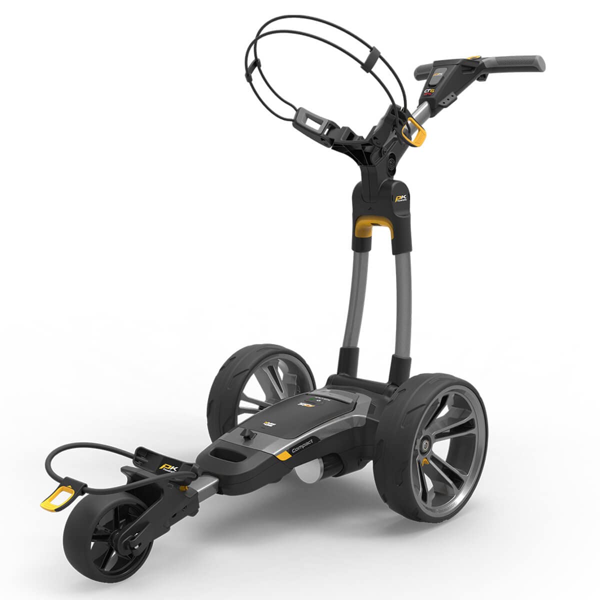 PowaKaddyCT6 GPS 36 Hole Golf Trolley - Gun Metal