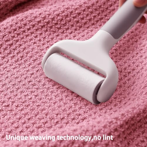 Image of ROLSHOL 2 Pack Microfiber Hair Towel Wrap for Women, 32 inch x 11 inch Waffle Weave Hair Plopping Towel for Curly, Long & Thick Hair, Anti-Frizz Hair Turbans for Wet Hair (Light Pink,Coral Pink)