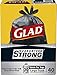 Glad Trash Bags, Extra Strong Black Large Quick-Tie Garbage Bags, 30 Gal, 40 Ct (Package May Vary)