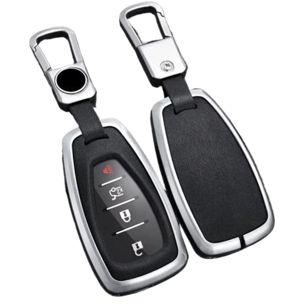 Autoschlüssel Schutz Leder Schlüsseletui für Trax(Black)
