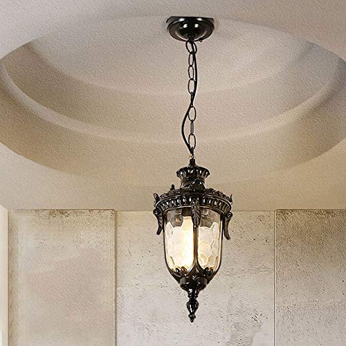 Plafonnier américain extérieur E27 étanche pour allée de villa