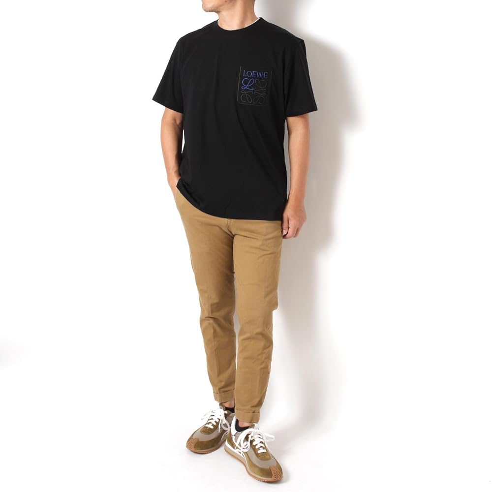 Amazon | [ロエベ] メンズ ANAGRAM POCKET T-SHIRT アナグラム