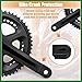 Motoforti 4 Pcs Silicone Bicycle Cycling Crank Boot Protectors Mountain Bike Sleeve Crank Arm Cover Protection Black Long-Lasting