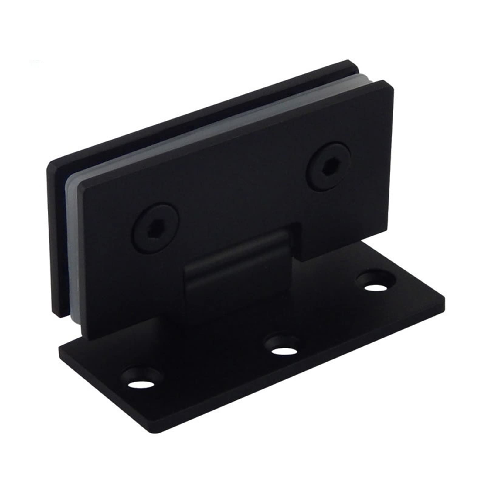 Dfhesdfd One Color Glass Door Hinges, 90 Degrees Bathrooms Glass Door Hinge, Stainless Steel Wall Mount Shower
