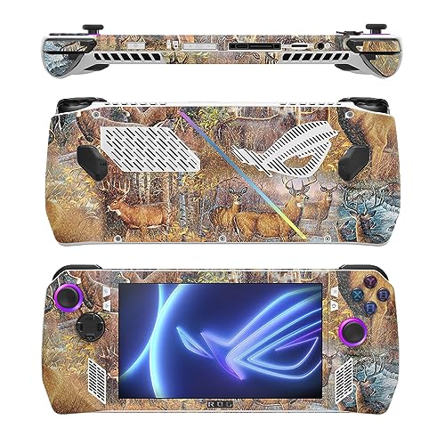 Image of MightySkins Glossy Glitter Skin Compatible with Asus ROG Ally - Deer Pattern | Protective, Durable High-Gloss Glitter Finish | Easy to Apply