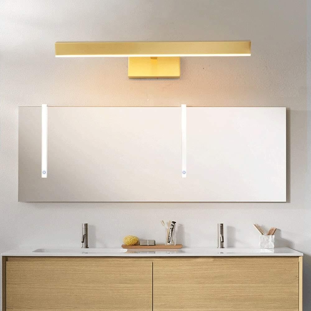 Lampy do lustra LED, ściemniana lampa ścienna do łazienki, oświetlenie z 3 trybami kolorów, lampa do lustra kosmetycznego/toaletki [klasa energetyczna