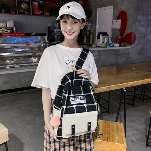 Image of Tinytot 30 Litre Japanese Korean Style School Bag Water-Resistant Laptop & Travel Backpack - Unisex Large 18 Inches Multipurpose Student Backpack for Boys & Girls, Men & Women