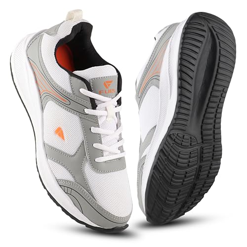 FUEL Carter Comfortable Lace-Up Sports Sneakers for Men – Lightwe...