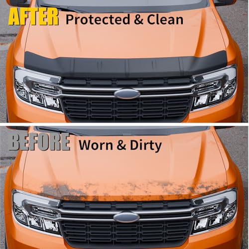 Protector de capó Ford Maverick contra impactos e insectos 2