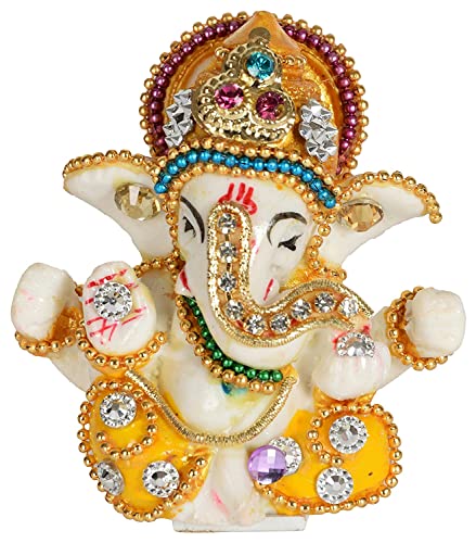 Idole de Ganesh : mini statuette zen pour espace de travail encombré - 2