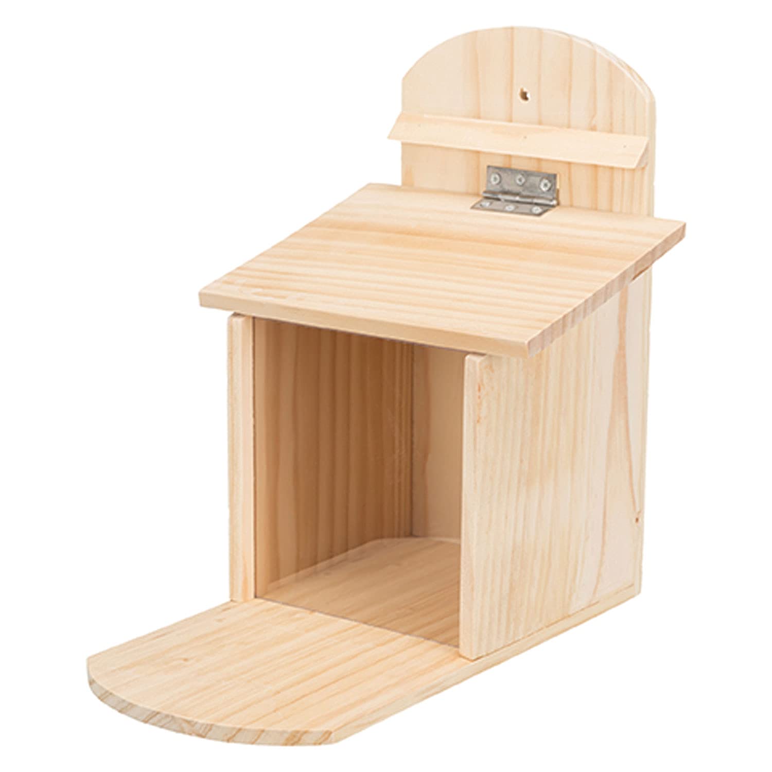 TRIXIE Feeding Station for Squirrels 20 × 30 × 30 cm, Silber:Kiefer, unbehandelte
