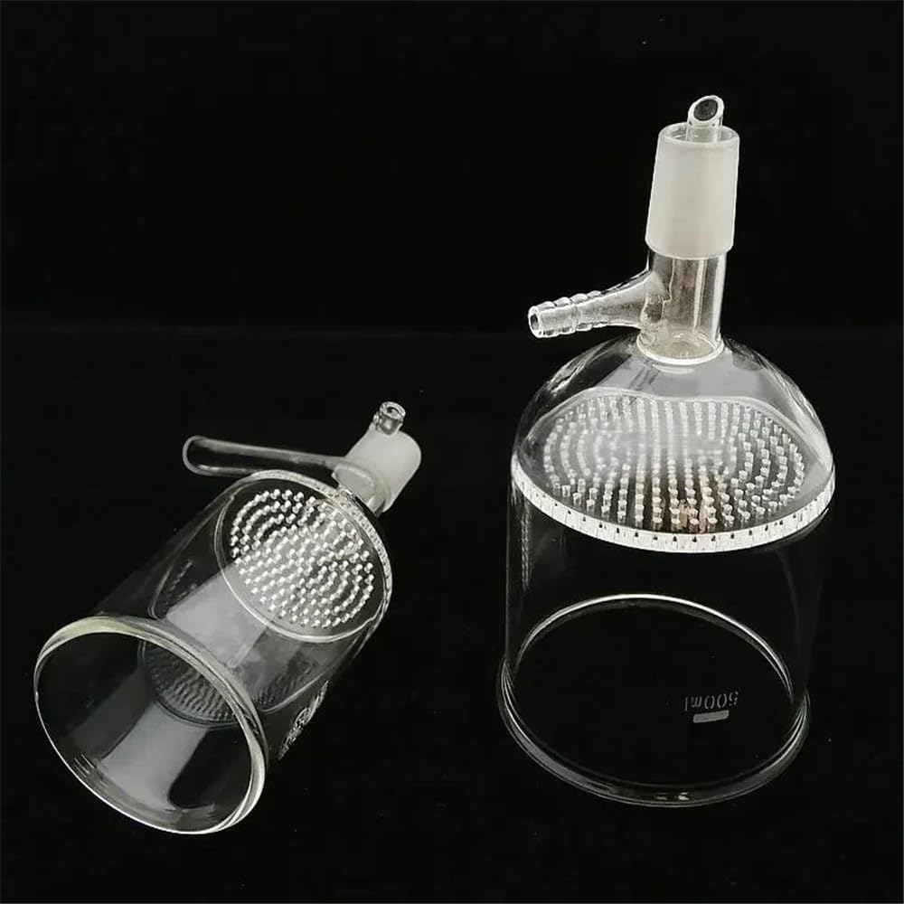 Embudo de vidrio de laboratorio con boca de succión lateral, puerto de molienda estándar, 1 unidad, 30 ml a 1000 ml, 19#, 24#, 29#(1000ml joint No.24)
