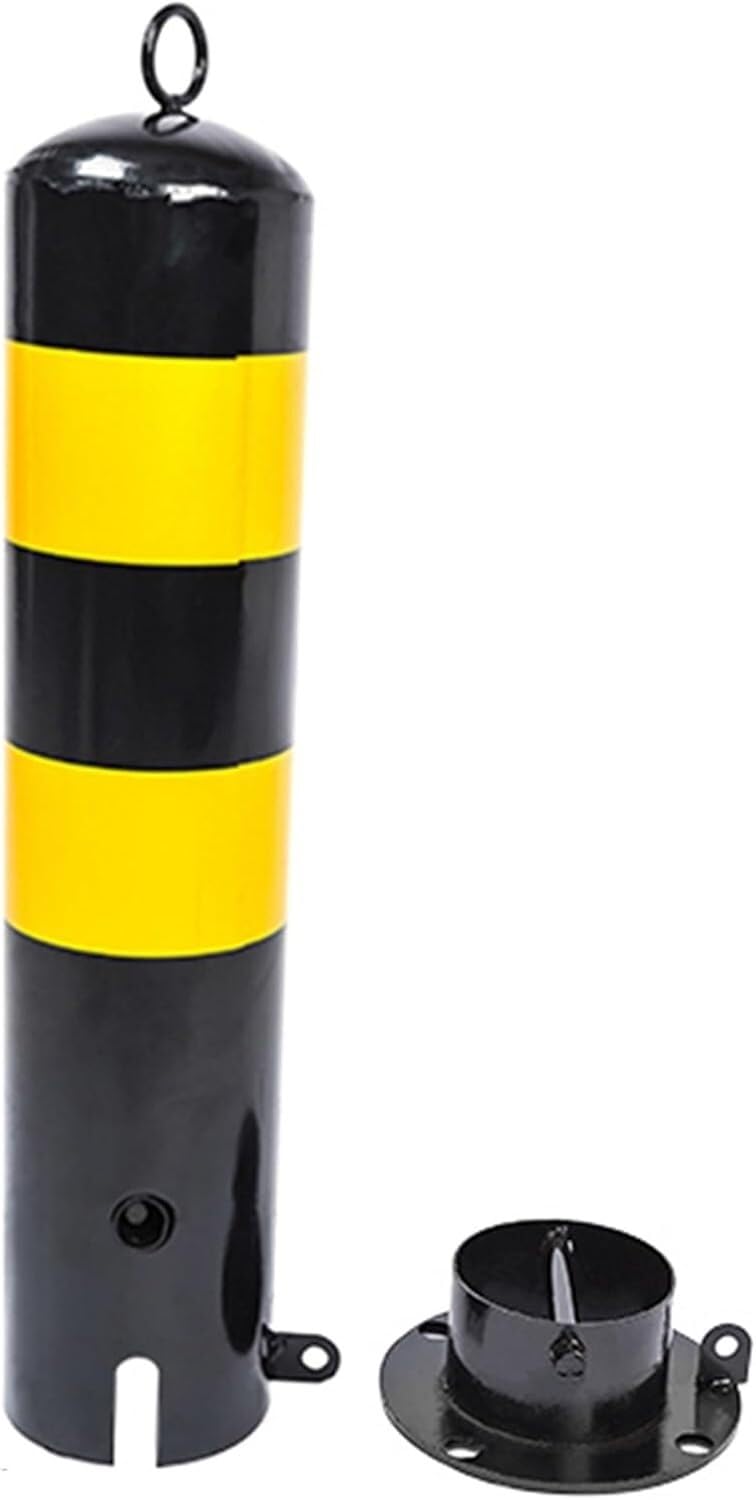 GHHVFEC Reflective Parking Safety Bollards - 7pcs Guard Rails for Driveways Ber Posts Enhanced Visibility Traffic Control Road Safety Solutions
