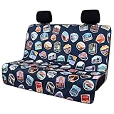 Tallew Back Seat Towel Cover for Car Athletic Running Towel Microfiber Bench Seat Cover for Pets Post Workout Sweat Washable Non Slip Automotive Backseat Protector for Outdoor Sport Camping Mat