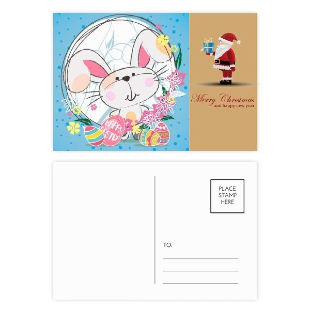 Cartes postales Happy Easter pleines de douceur avec lapin mignon pour vos proches - 4
