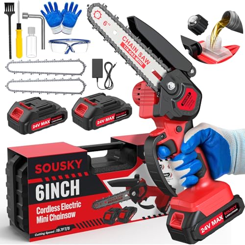 6 Inch Mini Chainsaw Cordless