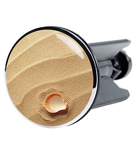 Sanilo Waschbeckenstöpsel Clam, schöner Stöpsel für das Waschbecken, universal mit Motiv