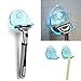 Dolland Clear Plastic Super Suction Cup Razor Holder Rack Bathroom Shaver Storage,Blue