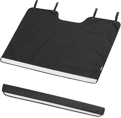 OMAC Protector de parachoques trasero para maletero, alfombrilla de carga para automóvil SUV, almohadilla impermeable, 35.4 x 31.8 pulgadas,