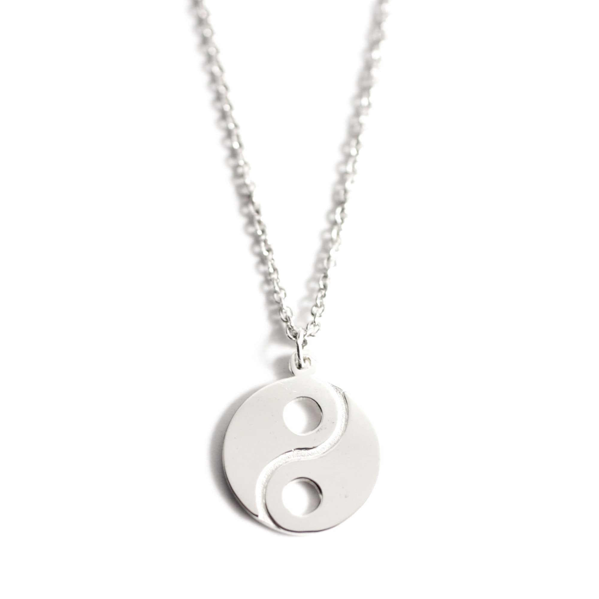Deidreamers Sterling Silver Yin-Yang Necklace